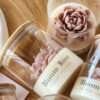Handcrafted flower in the jar candle – Pavanea