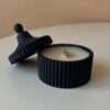 Luxury nautical scented candle with sea salt fragrance