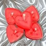 Handcrafted Valentine tealight candle – Pavanea