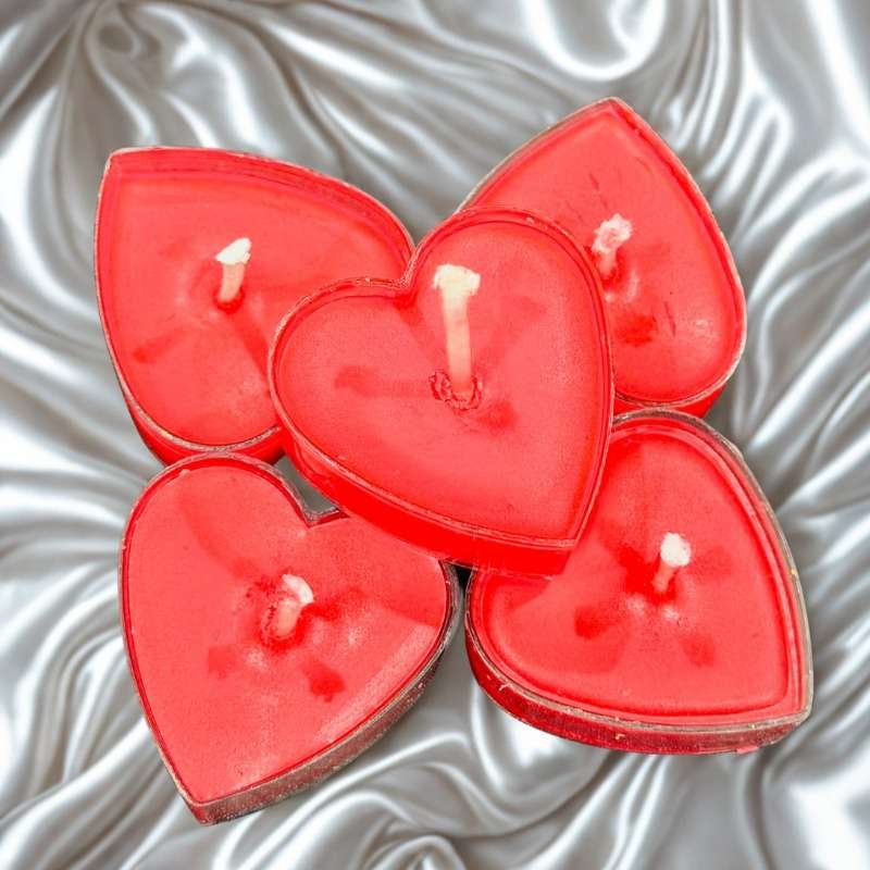 Handcrafted Valentine tealight candle – Pavanea