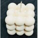 Handcrafted bubble candle in sculptural design – Pavanea