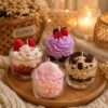 Dessert-inspired cupcake candle gift – Pavanea handmade